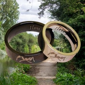 Pinky promise rings - silver